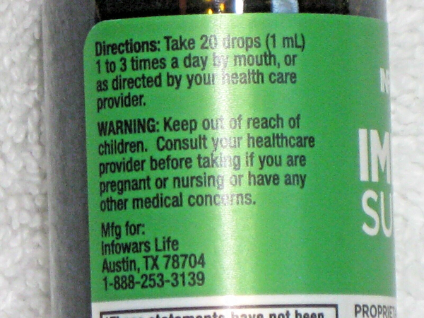 Immune Support - 1 FL OZ (Info Wars)