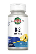 K-2  100ct 500mcg lozenge Lemon by Kal