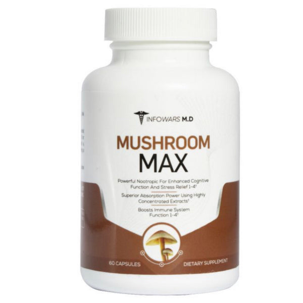 Mushroom Max - 60 capsules (INFOWARS M.D)