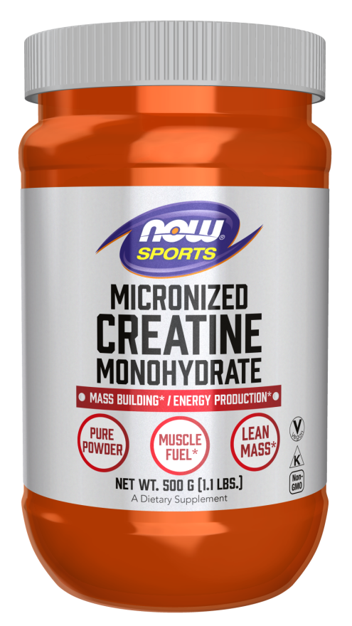 creatine monohydrate micronized   500 g by Now Foods