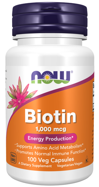 biotin 1000mcg   100 vcaps by Now Foods