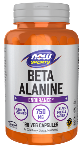 beta alanine  750mg  120 vcaps by Now Foods