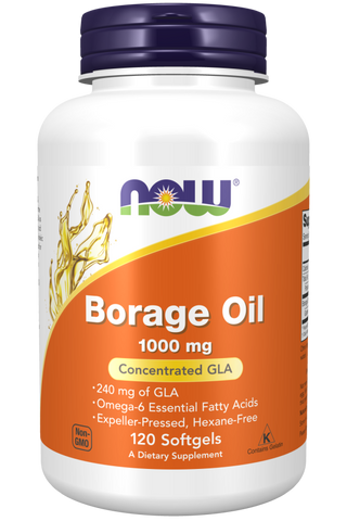 borage oil 1000 mg  120 sgels by Now Foods