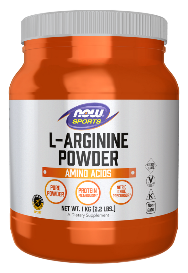 Arginine Powder Pure - 1 kg (Now Foods)