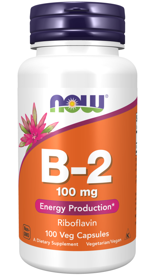 B-2 100mg - 100 Veg Capsules (Now Foods)