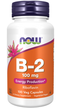 B-2 100mg - 100 Veg Capsules (Now Foods)