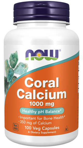 coral calcium 1000mg 100 vcaps by Now Foods