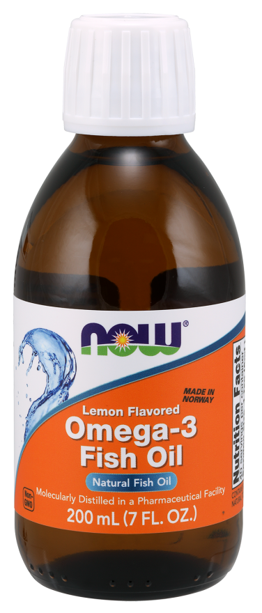 omega-3 fish oil lemon  200 ml (7 oz) by Now Foods