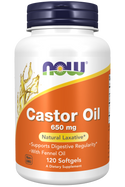 castor oil 650mg  120 sgels by Now Foods