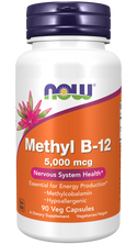 methyl b-12 5,000mcg  90 vcaps by Now Foods