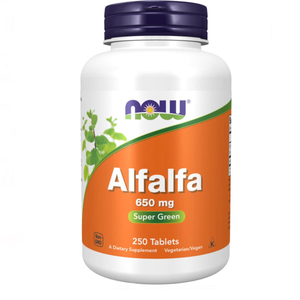 Alfalfa 650mg - 250 Tablets (Now Foods)