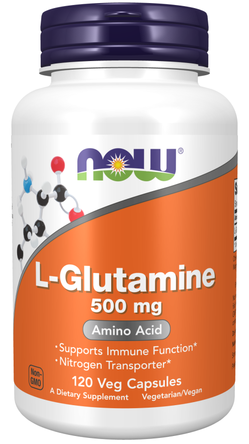 l-glutamine 500mg 120 vcaps by Now Foods
