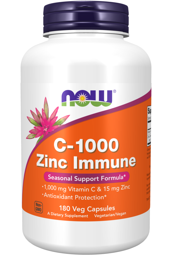 c-1000 zinc immune  180 vcaps by Now Foods