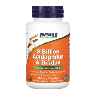 8 Billion Acidophilus & Bifidus - 120 Veg Capsules (Now Foods)