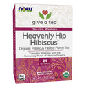 heavenly hip hibiscus tea bags org  24 bags by Now Foods