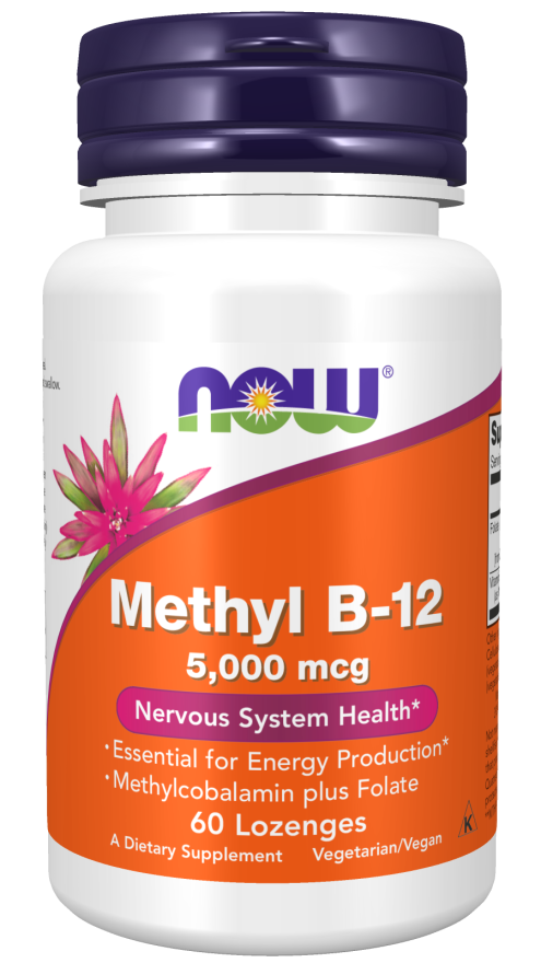 methyl b-12 5000mcg 60 loz by Now Foods