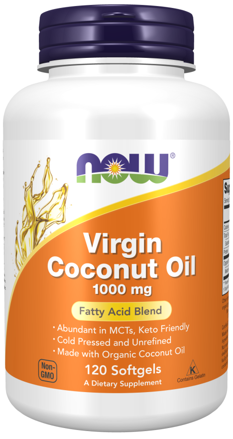 coconut oil 1000mg   120 sgels by Now Foods