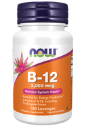 B-12 2000mcg - 100 OZ (Now Foods)