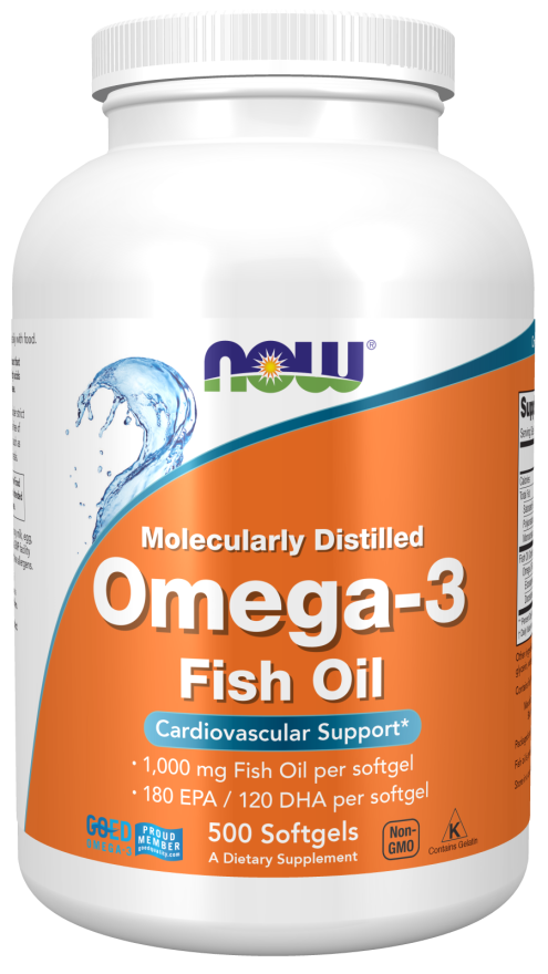 omega-3 1000mg  500 sgels by Now Foods