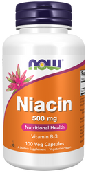 niacin 500mg  100 vcaps by Now Foods