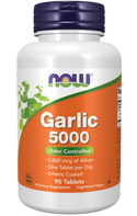 garlic 5000 enteric 90 tabs by Now Foods