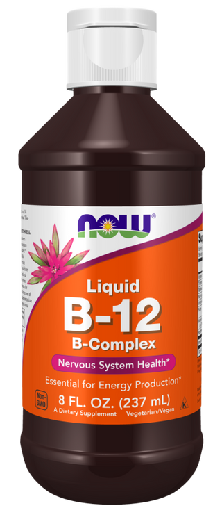 B-12 Liquid B-Complex - 8 OZ (Now Foods)