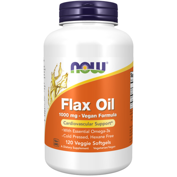 flax oil org 1000mg  120 vgels by Now Foods