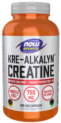 kre-alkalyn(r) creatine 750 mg  240 caps by Now Foods