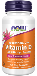 vit d-1000iu vegetarian  120 vcaps by Now Foods