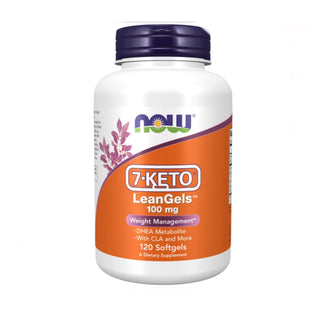 7-Keto 100mg Lean Gels - 120 Softgels (Now Foods)