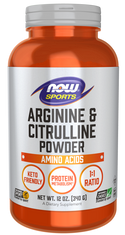 Arginine & Citrulline Powder - 12 OZ (Now Foods)