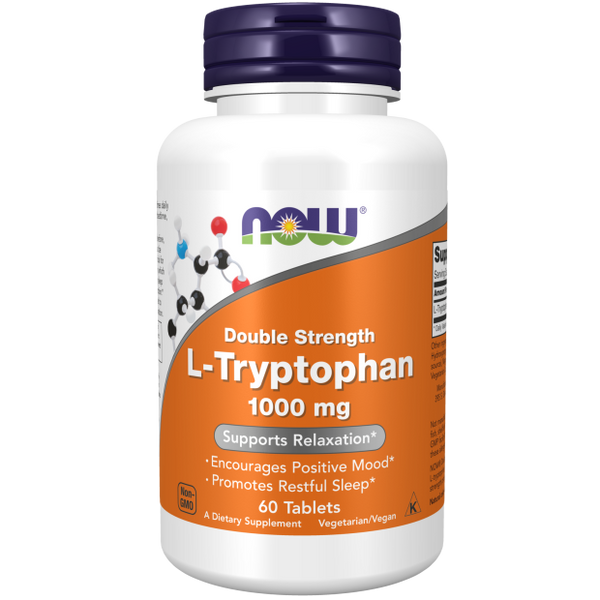 l-tryptophan 1000mg  60 tabs by Now Foods