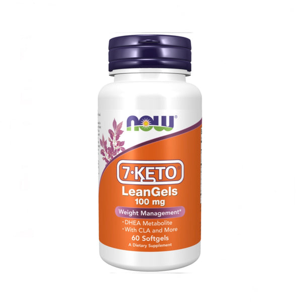 7-Keto 100mg Lean Gels - 60 Softgels (Now Foods)