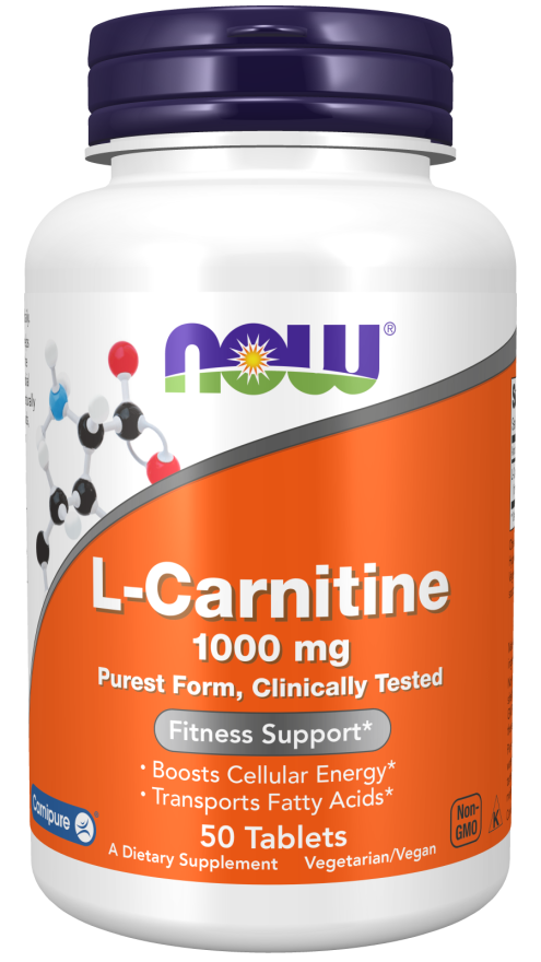 carnitine tartrate 1000mg  50 tabs by Now Foods