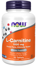 carnitine tartrate 1000mg  50 tabs by Now Foods