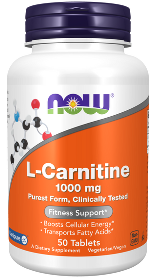 carnitine tartrate 1000mg  50 tabs by Now Foods