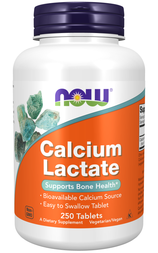 calcium lactate  250 tabs by Now Foods