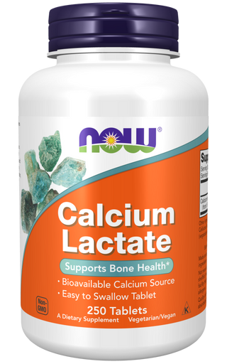 calcium lactate  250 tabs by Now Foods