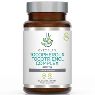 Tocophercol & Tocotrienol Complex-  60 Vegan Capsules (Cytoplan)