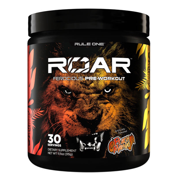 Roar Ferocious Pre-Workout - 10.58 OZ Peach Mango (Rule One)