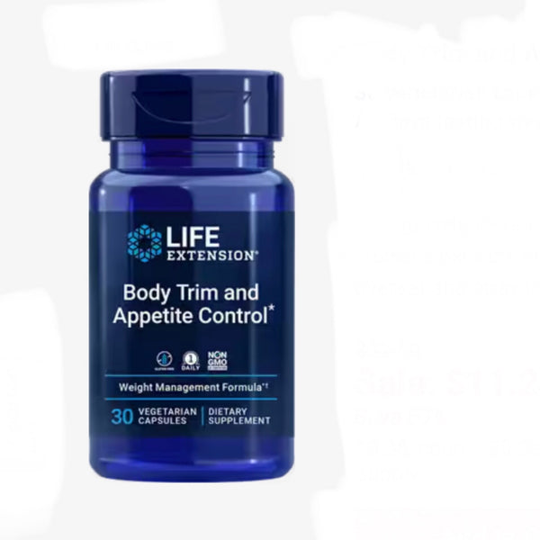 Body Trim And Appetite Control - 30 Vegetarian Capsules (LifeExtension)