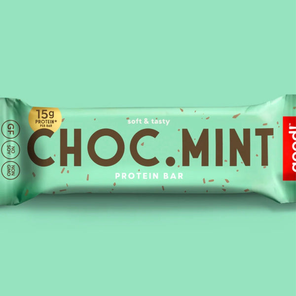 Choc. Mint Protein Bar - 12-2.12 OZ Choc. Mint Bars (Good Snacks)