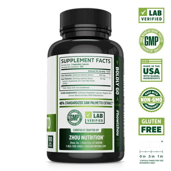 Saw Palmetto by Zhou Nutrition