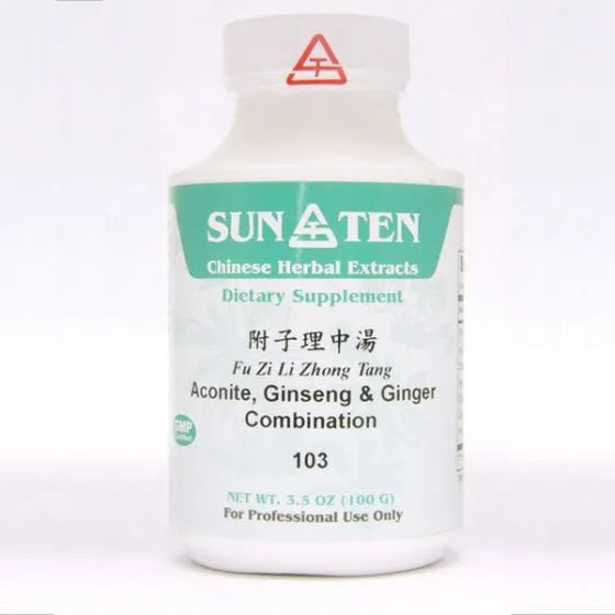 Sun Ten Aconite - Ginseng & Ginger Combination 103 Granules - 100g