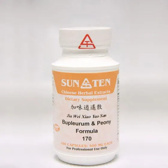 Sun Ten Bupleurum & Peony Formula 170B - 100 Capsules