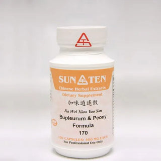 Sun Ten Bupleurum & Peony Formula 170B - 100 Capsules