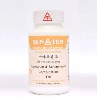 Sun Ten Bupleurum & Schizonepeta Formula 178B - 100 Capsules