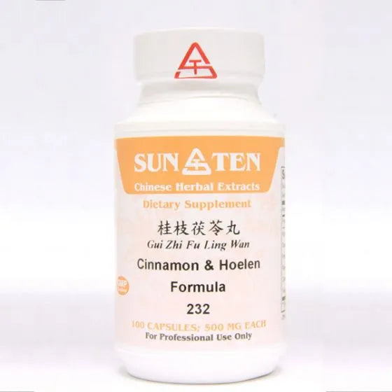 Sun Ten Cinnamon & Hoelen Formula 232B - 100 Capsules