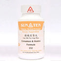 Sun Ten Cinnamon & Hoelen Formula 232B - 100 Capsules