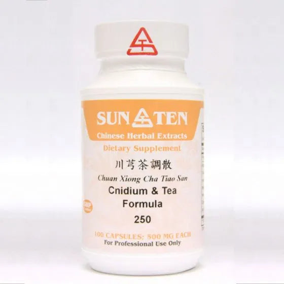 Sun Ten Cnidium & Tea Formula 250B - 100 Capsules